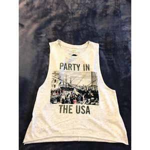 Abercrombie & Fitch Muscle tee with open back